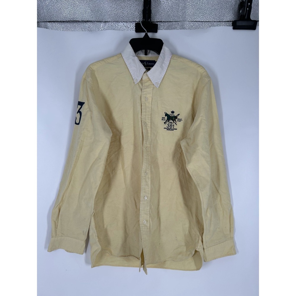 Polo Ralph Lauren Shirt Large #3 Mercer Big Pony Graphic Long Sleeve Button Down